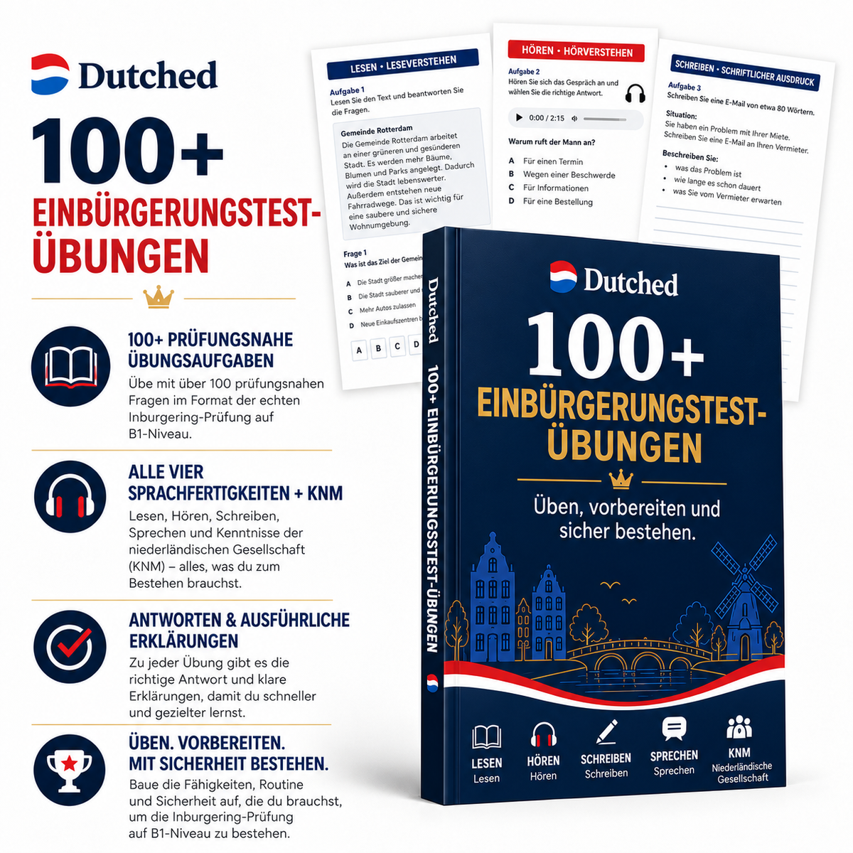 100+ Übungen zur Inburgering-Prüfung